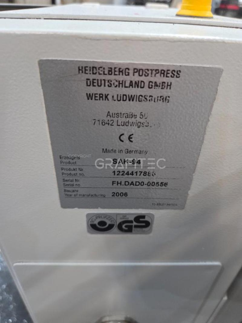 2006 HEIDELBERG STAHL SAK94 SHINGLE DELIVERY