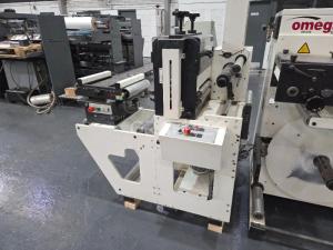 2007 ABG SR270DC DIE CUT INSPECTION SLITTER REWINDER image 2