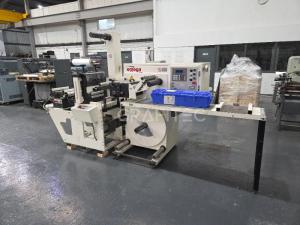 2007 ABG SR270DC DIE CUT INSPECTION SLITTER REWINDER image 7